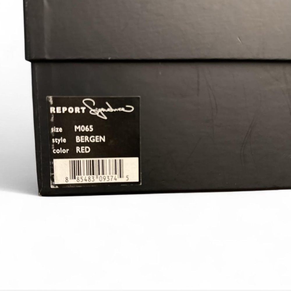 Report Signature Red Platform Sandals - Picture 6 of 6